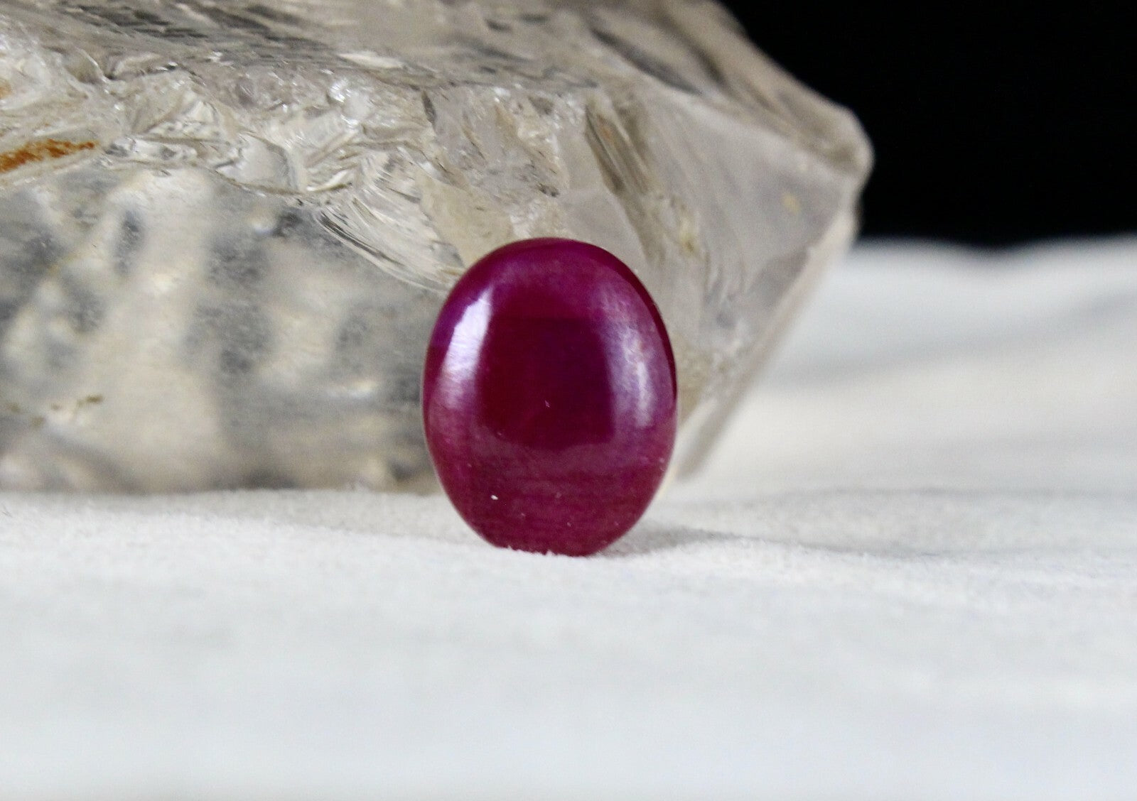 Certified Natural Untreat Burmese Ruby 10.56ct Oval Cabochon Loose Stone Ring