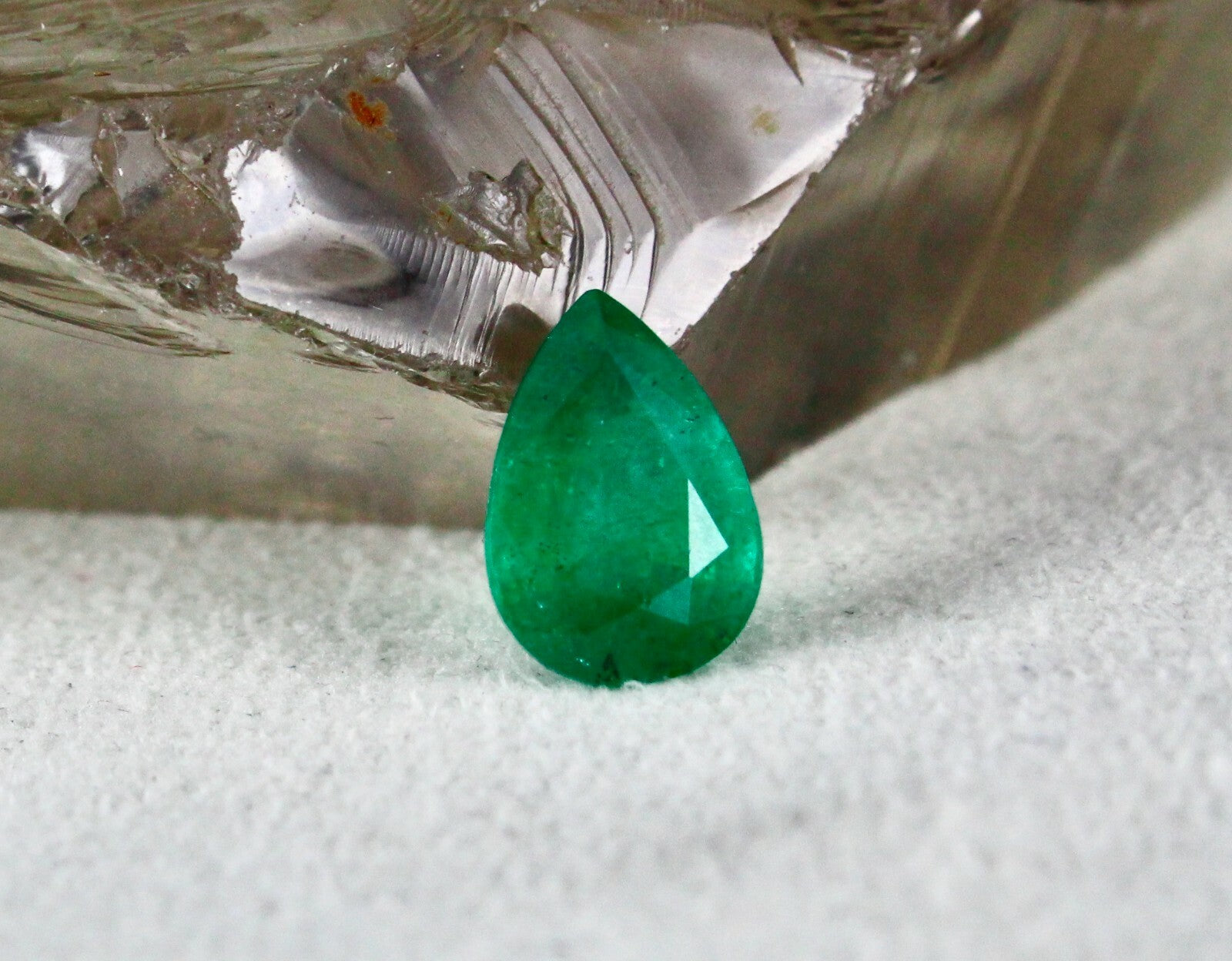 Certified Natural Zambia Emerald Pear Cut 10 Pcs 27.31 Ct Gemstone Set