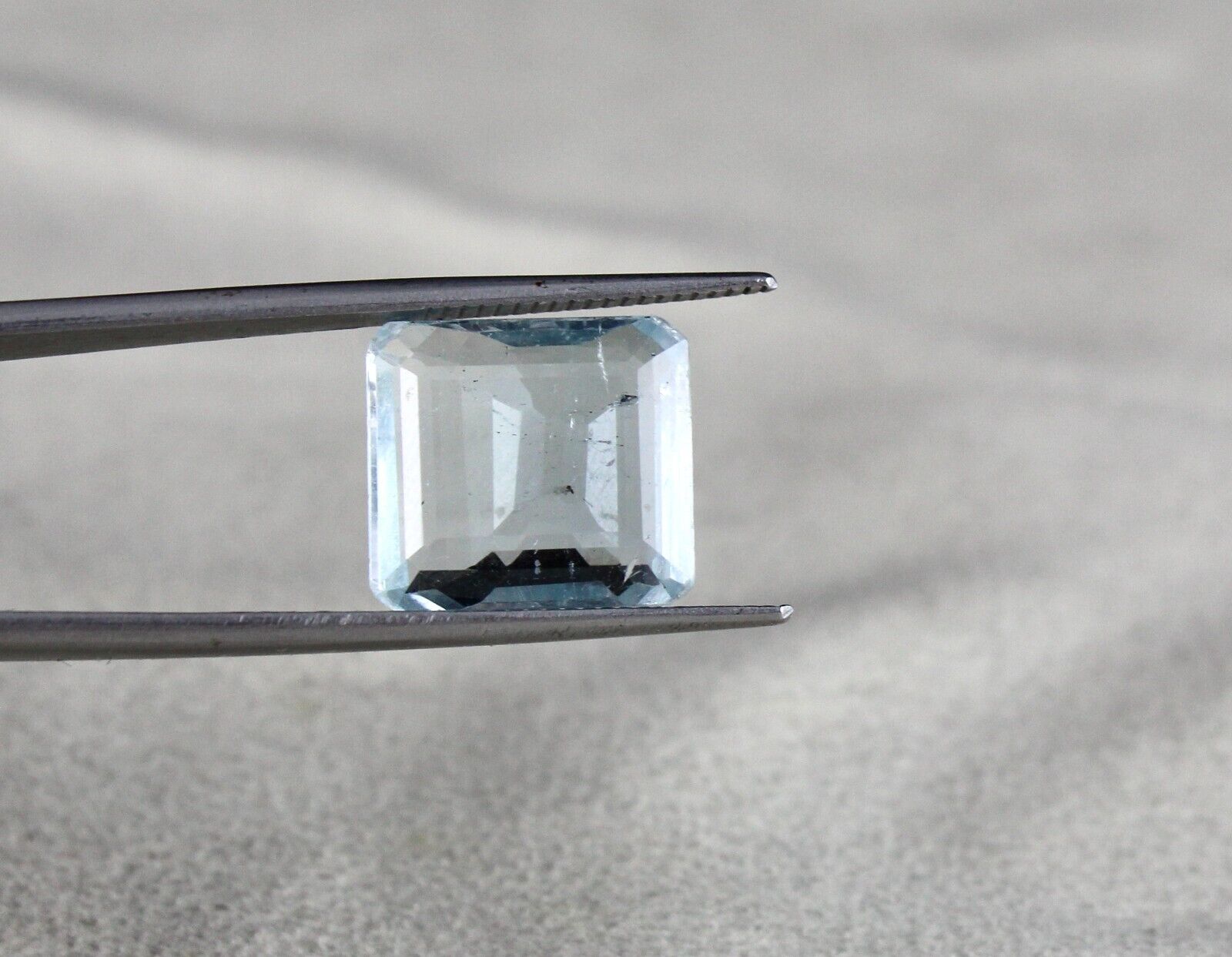 NATURAL BLUE AQUAMARINE SQUARE CUT 12.54 CARATS GEMSTONE FOR RING PENDANT