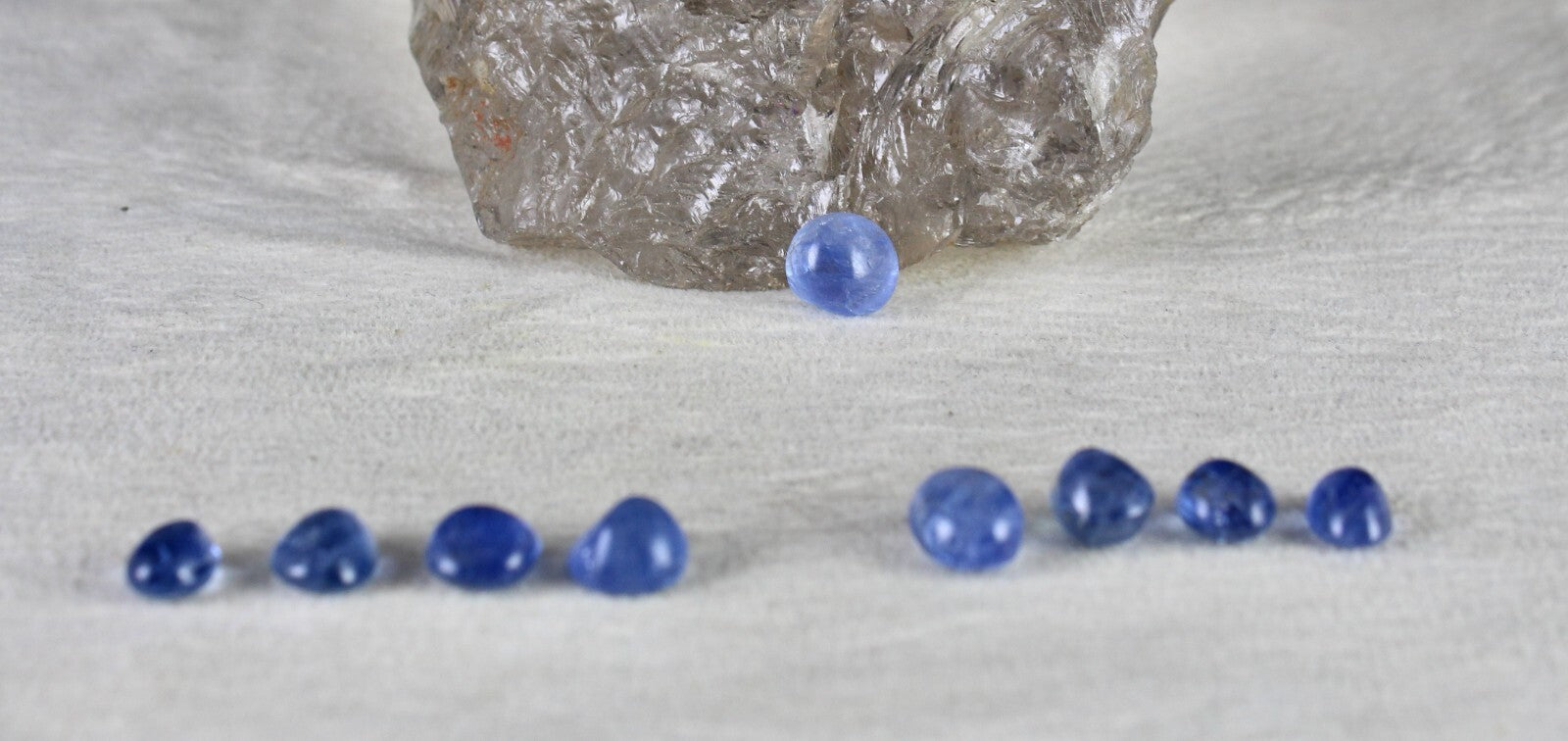 Certified Natural Burmese Blue Sapphire 31.69 Ct Oval Cabochon Bracelet