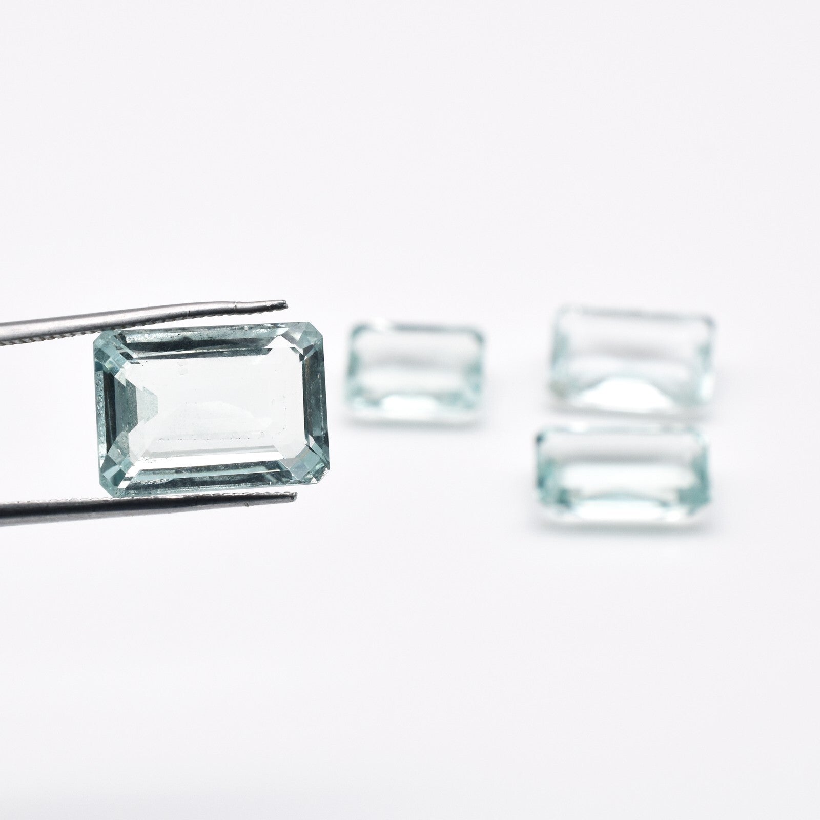 Certified Natural Blue Aquamarine Octagon Gem 21.93 Ct Sterling Silver Design