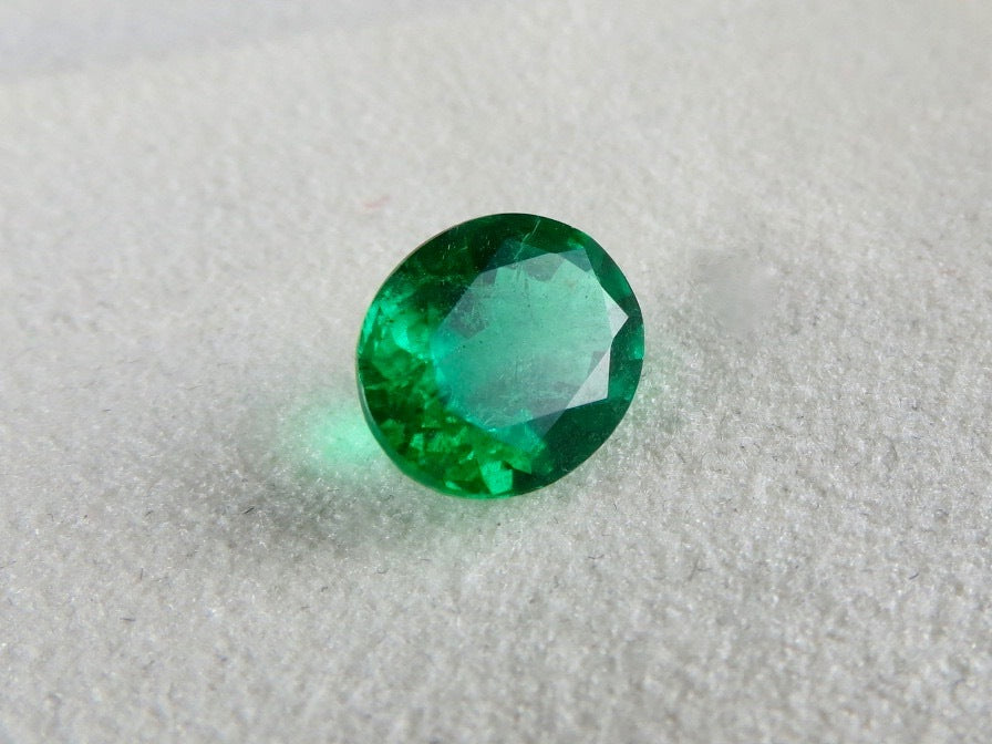 Certified Natural Zambia Emerald Oval Cut 11x9mm 4ct Loose Gemstone Ring