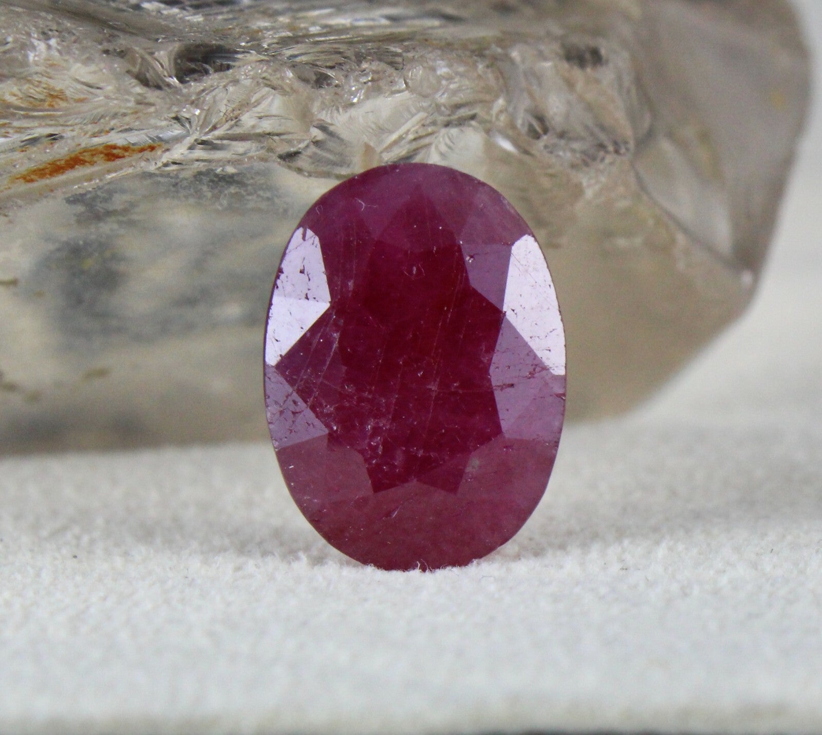 Certified Natural Untreated Ruby Oval Cut 11.65 Ct Gemstone Ring Pendant