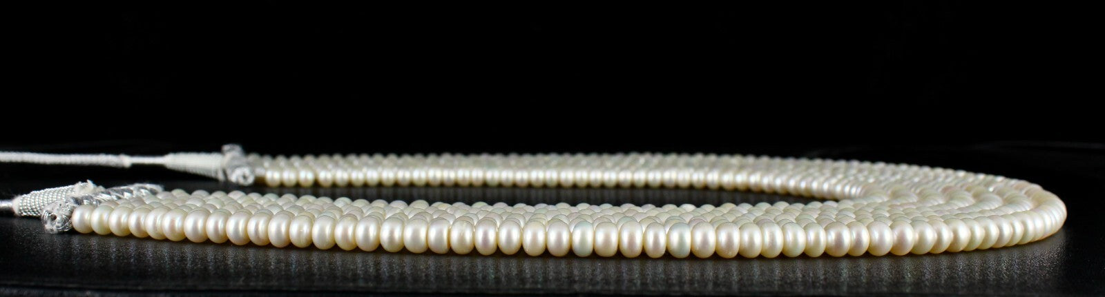 Certified Genuine Freshwater Pearl 1077ct Beads Round Fashion Necklace For Women