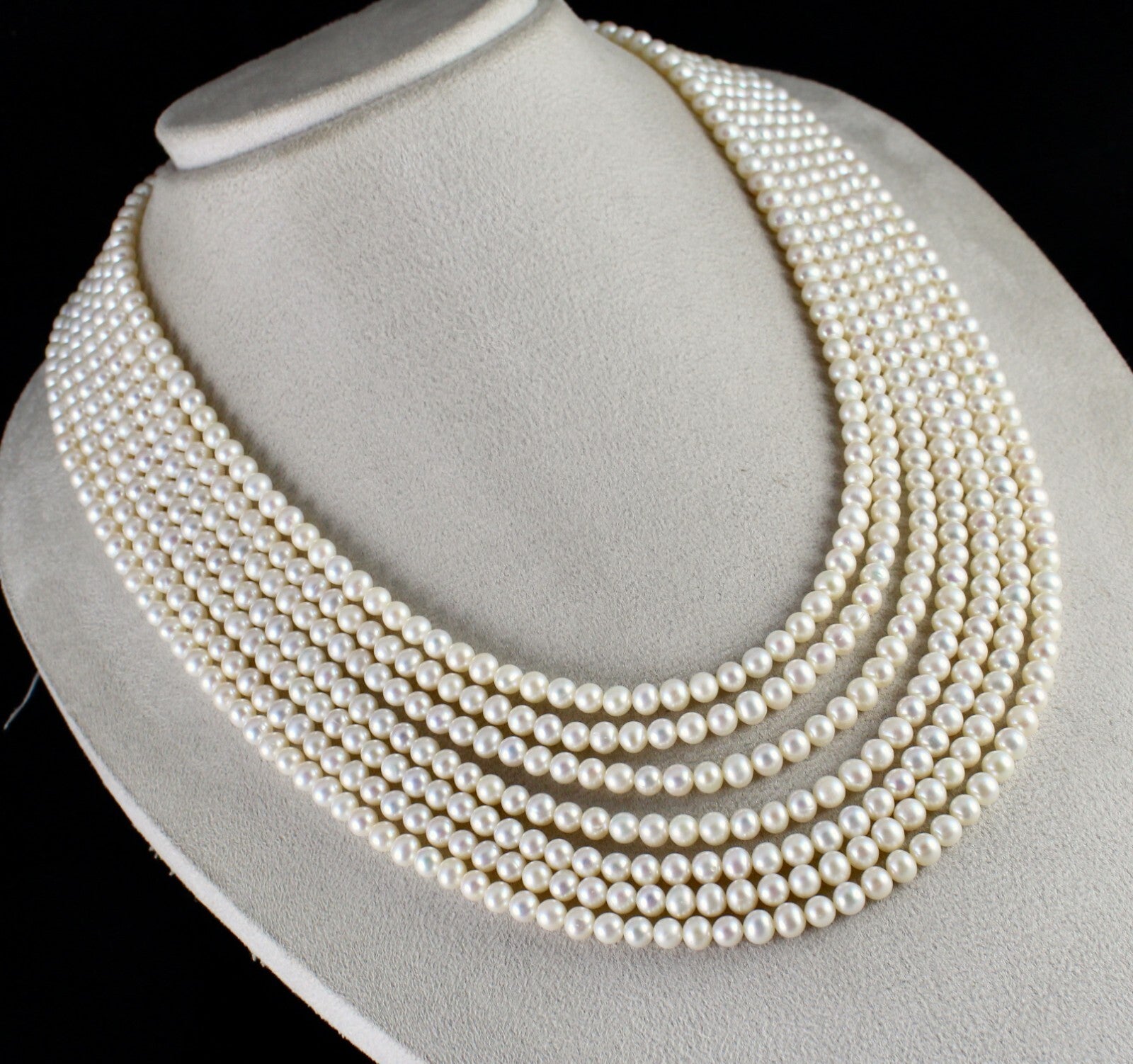 Certified Genuine Freshwater Pearl 808ct Round Gemstone Fashion Necklace