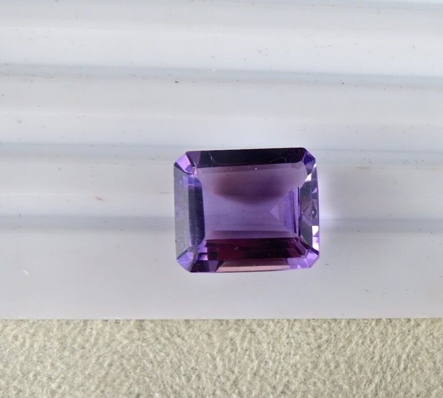 18X16 MM NATURAL PURPLE AMETHYST OCTAGON CUT 17.84 CTS GEMSTONE FOR PENDANT RING