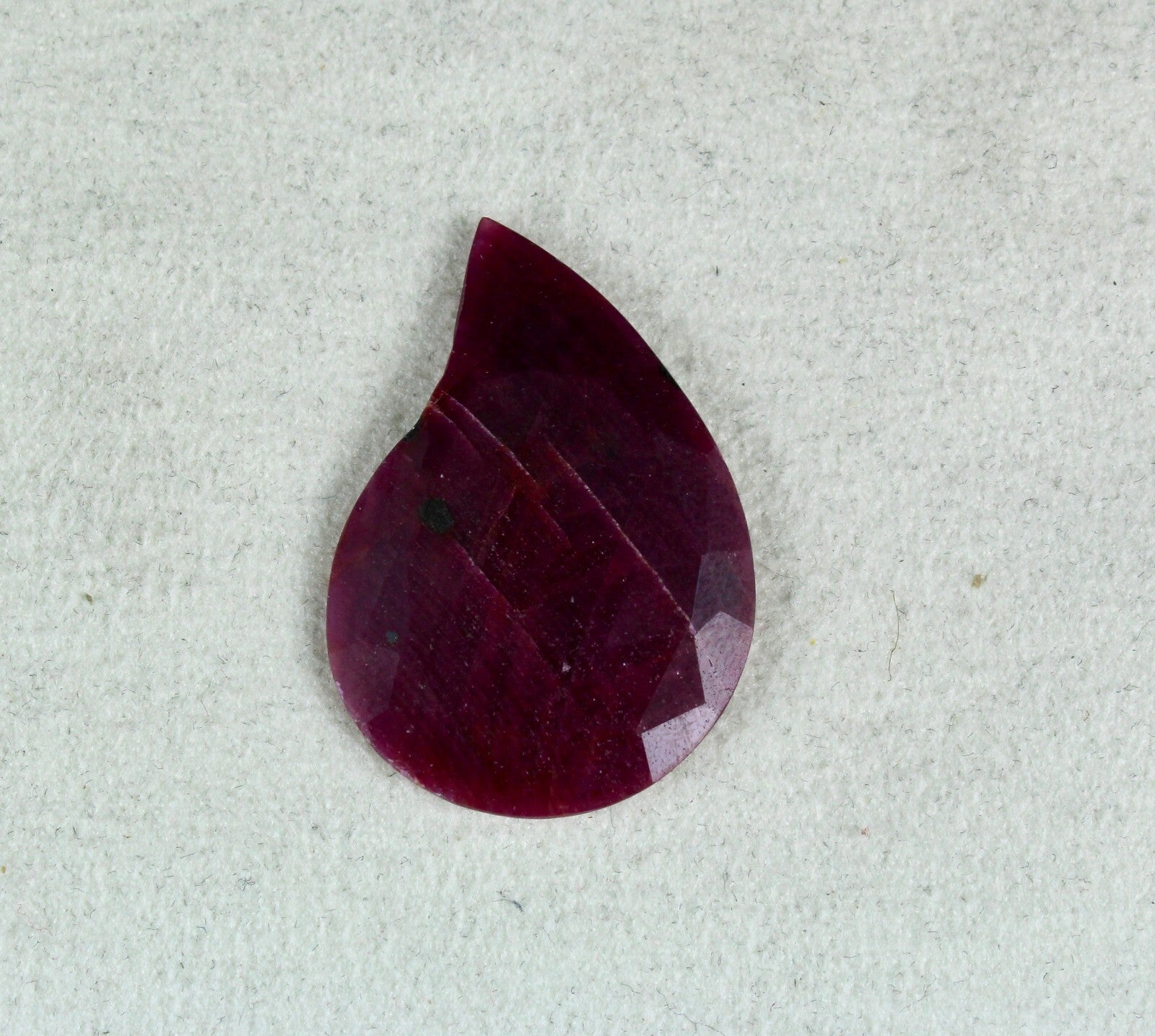 Unheated Natural Ruby 27ct Fancy Faceted Cabochon Gemstone Pendant