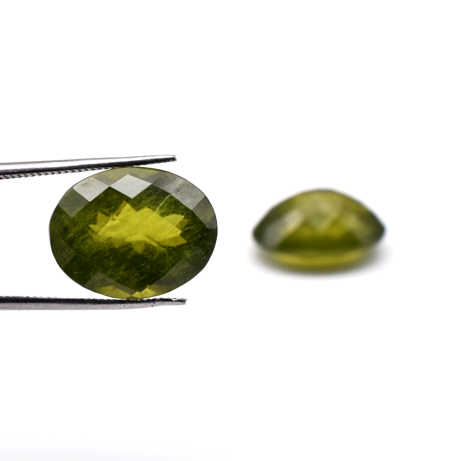 Natural Vesuvianite Idocrase Oval Cut 2 Pc 23.74 Ct Gemstone For Earring Design