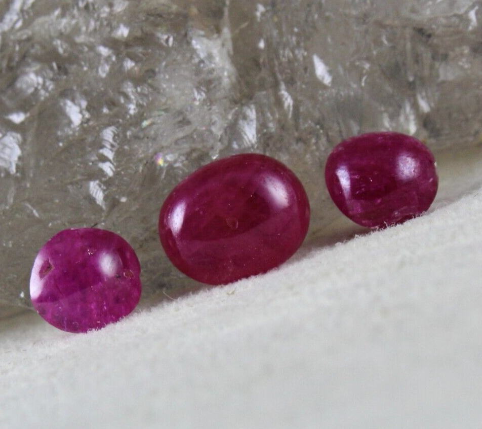 Certified Burma Natural Ruby Cabochon 7.15 Ct Loose Gemstone For Ring Design