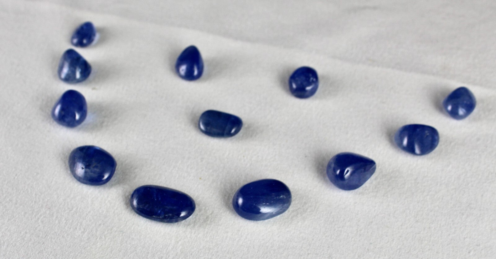 Certified Natural Blue Sapphire Cabochon 156.87 Ct Gemstone Set 12 Pc