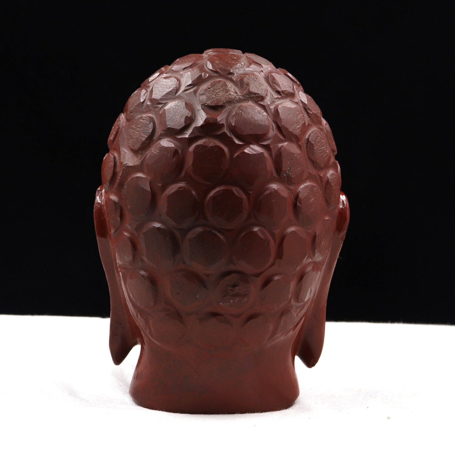 NATURAL RED JASPER BUDDHA HEAD 5325 CARATS GEMSTONE STATUE FOR HOME DECOR