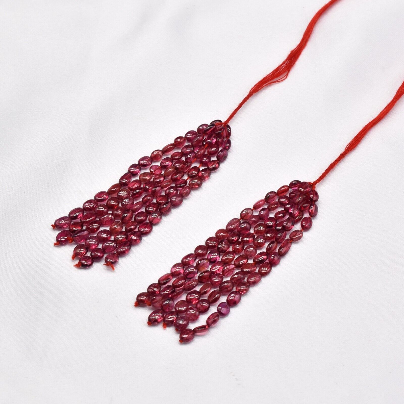 Natural Certified Spinel Beads Tassel 61 Ct Designing Gemstone Hanging Earring