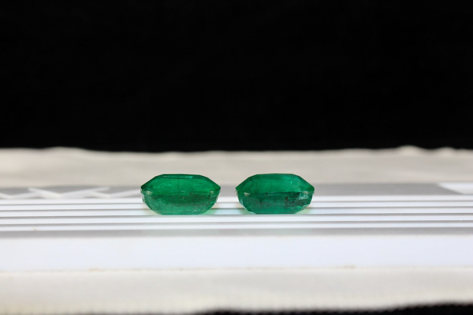 Certified Natural Emerald Cushion 51.81 Ct Loose Gemstone Pair Design Earring