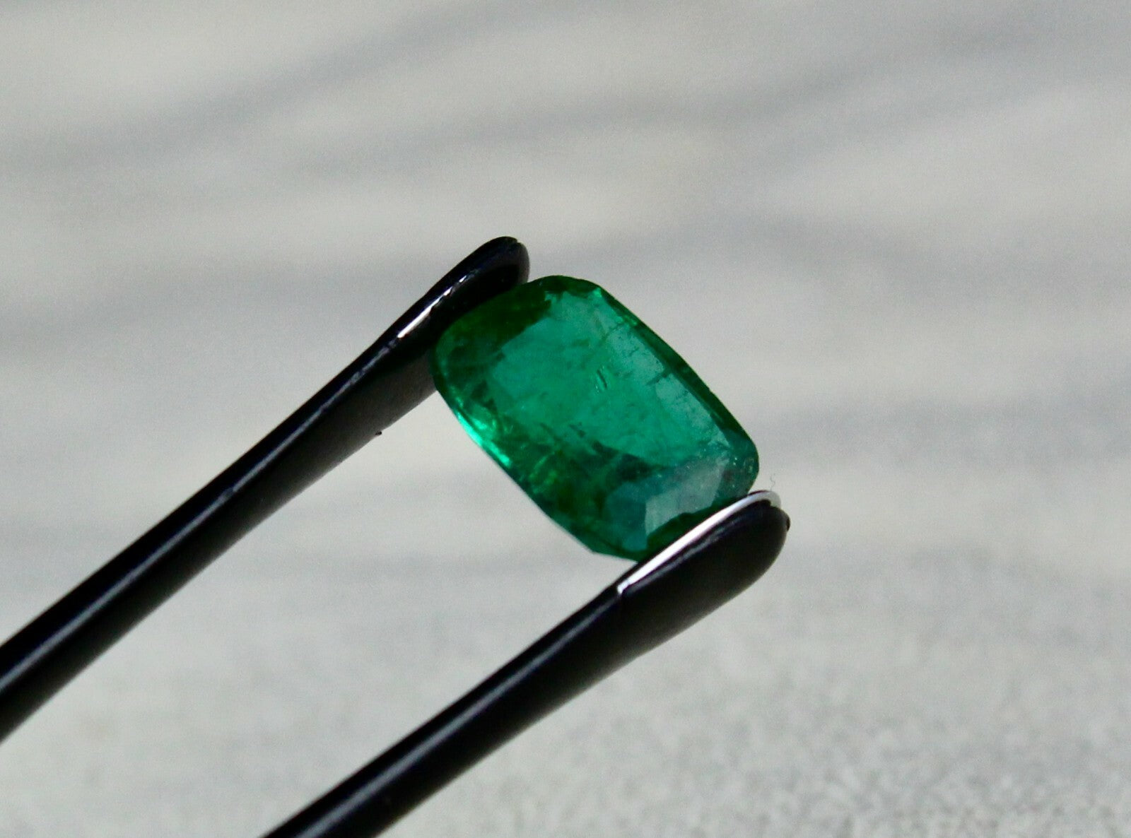 Certified Natural Zambian Emerald 3.01 Ct Cushion Cut Gemstone For Ring Pendant