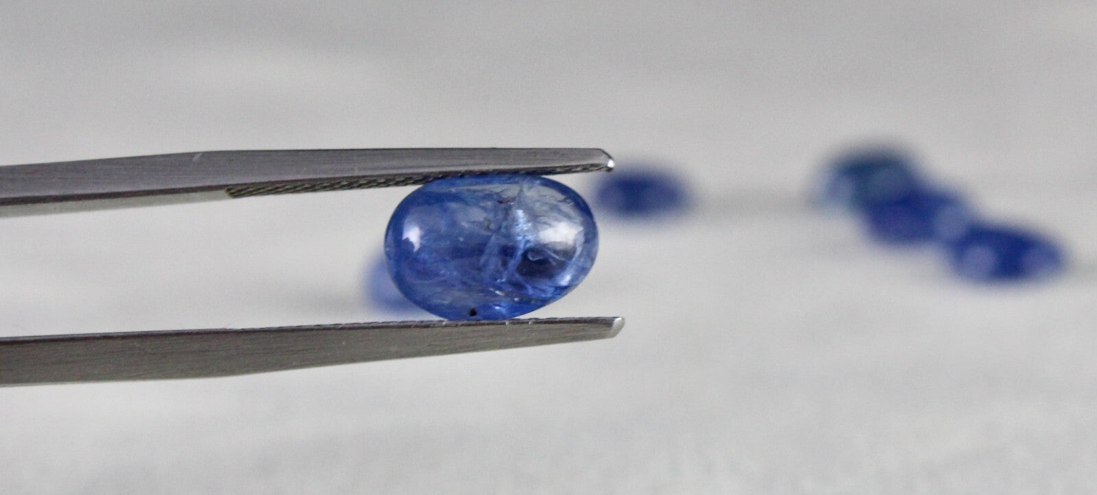 Certified Natural Burmese Blue Sapphire Pair 21.30ct Oval Cabochon For Earrings