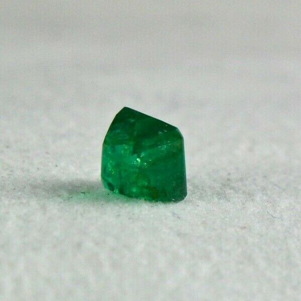 Rare Natural Untreated Zambian Emerald Octagon Cut 1.35 Ct Gemstone Ring Pendant