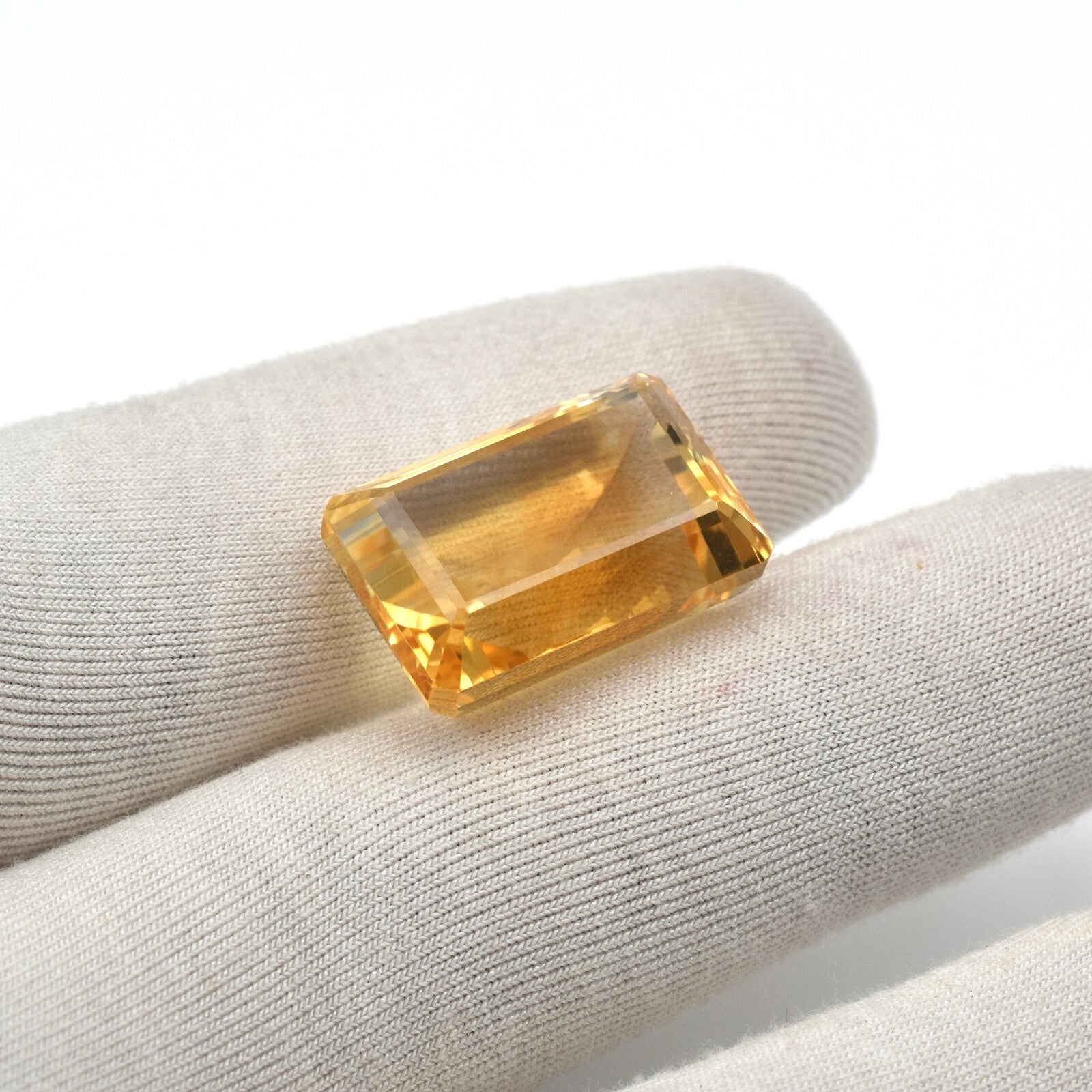 Natural Citrine Golden Topaz 22x14mm Octagon Cut 33.70ct Loose Gemstone Pendant