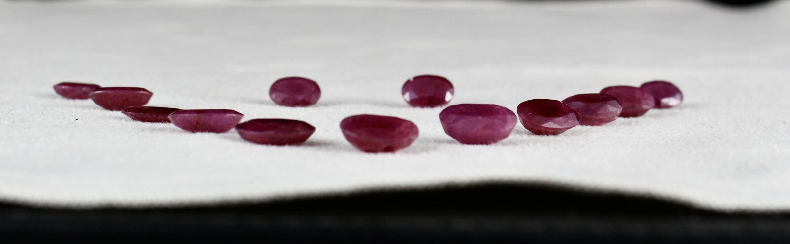 Certified Natural Ruby Oval Cut Set 13 Pcs 39.85 Ct Untreated Gemstone For Women