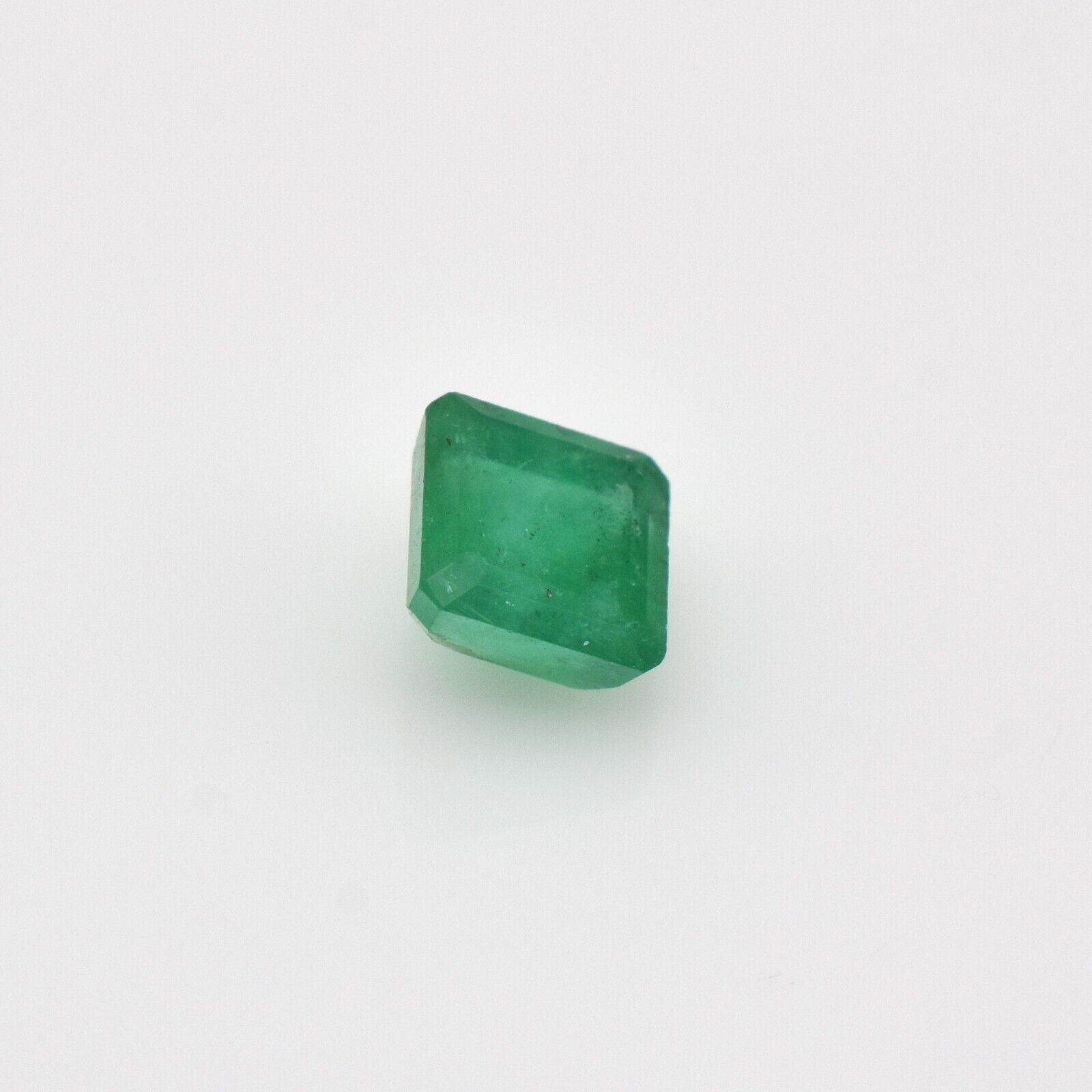 Natural Emerald Square 6mm 0.81 Ct Gemstone Ring/May Birthstone/Gift for her