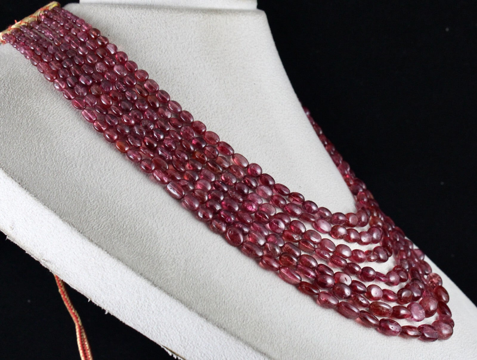 Certified Natural Red Spinel Necklace 705 Ct Statement Gemstone Jewelry Women