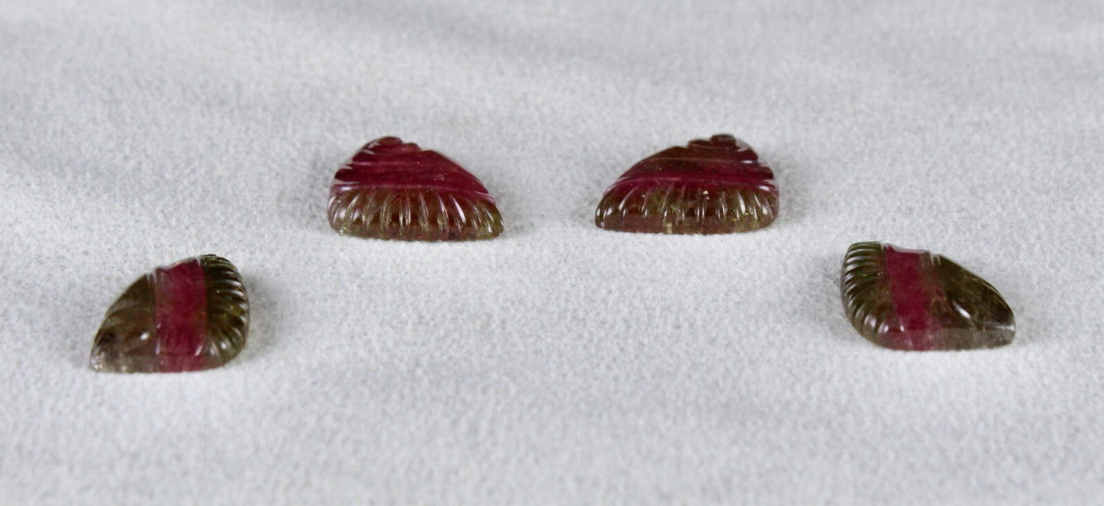 Certified Natural Multi Colour Tourmaline 34.07 Ct Gemstone Pendant Earring