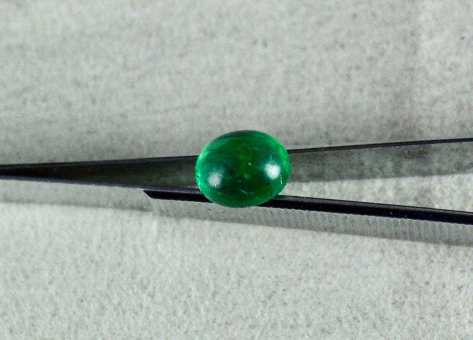 Natural Zambian Emerald Oval Cabochon 3.71 Ct Loose Gemstone For Ring Pendant