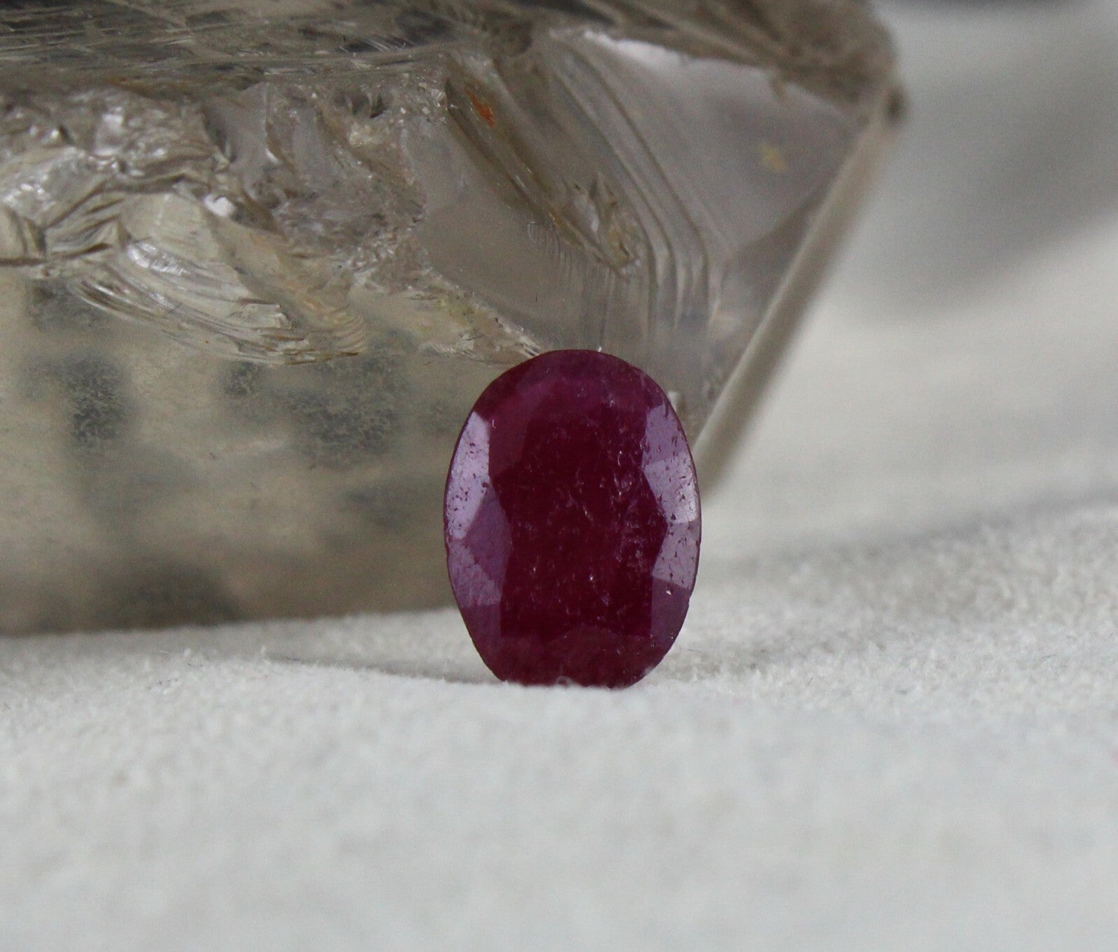 Natural Red Untreated Ruby Oval Cut 2.19ct Astrology Gemstone Ring Pendant