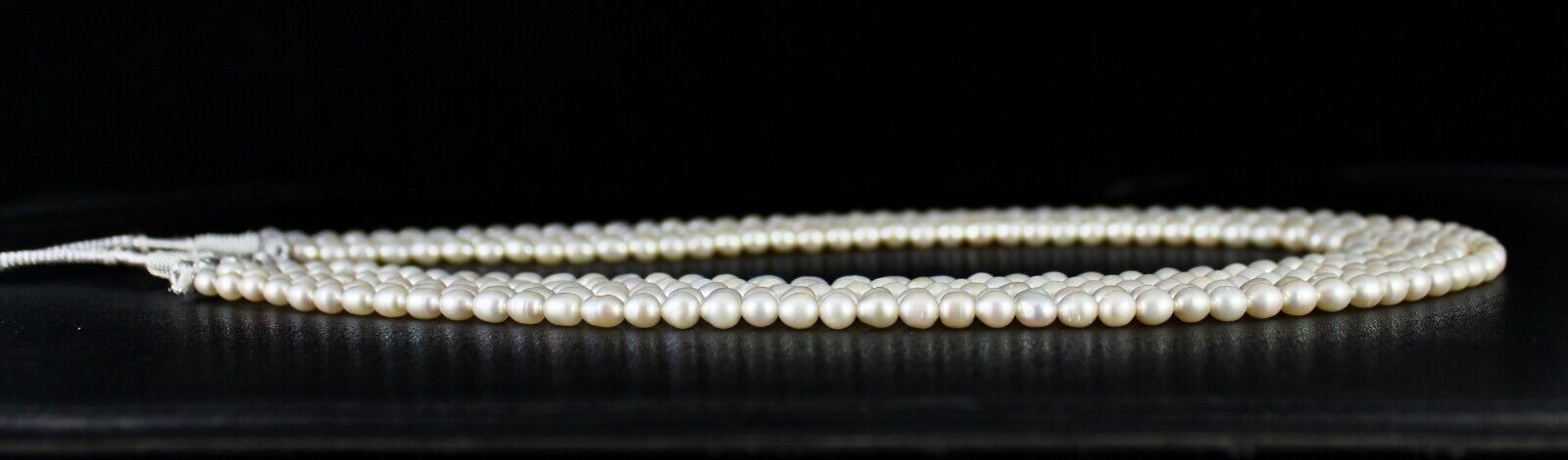 GENUINE FRESH WATER PEARL BEADS LONG 5 L 607 CARATS GEMSTONE FASHION NECKLACE