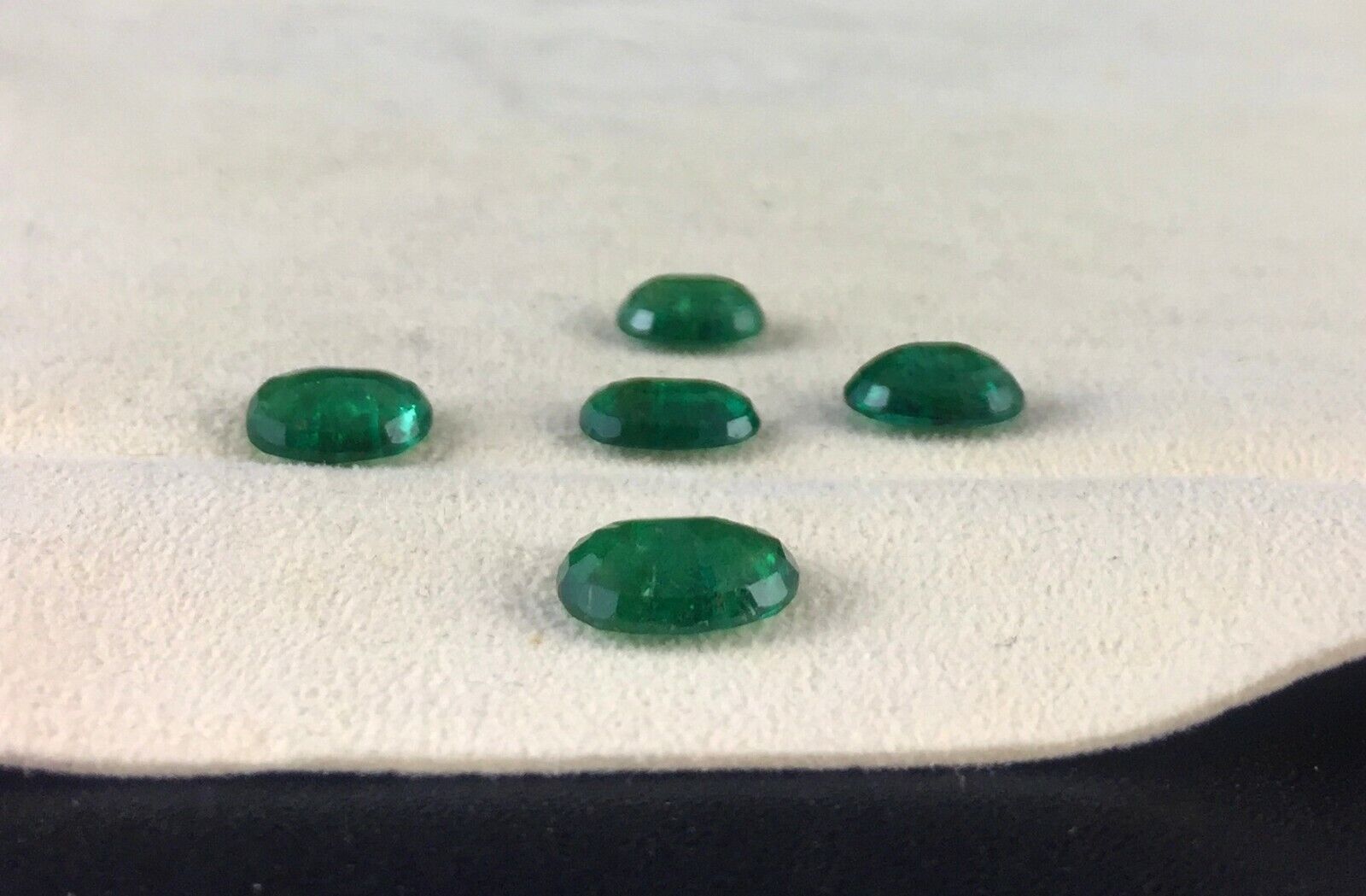 EARTH MINED NATURAL ZAMBIA EMERALD OVAL CUT 5 PCS 10 CTS GEMSTONE DESIGNING SET