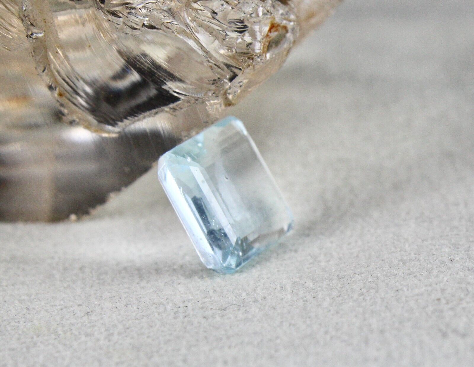 NATURAL BLUE AQUAMARINE SQUARE CUT 12.54 CARATS GEMSTONE FOR RING PENDANT