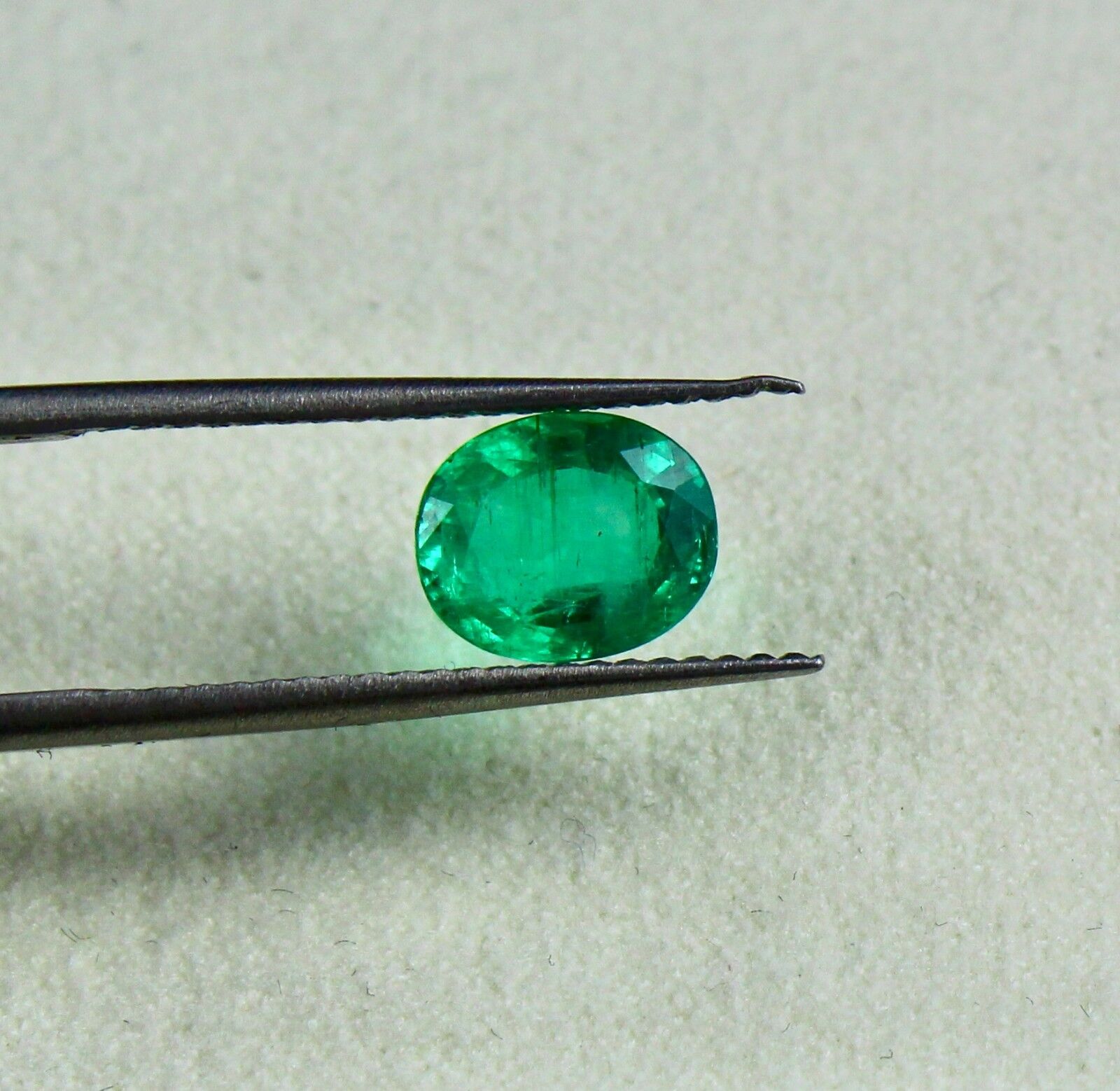 Natural Zambian Emerald Oval Cut 7.5mm 1.14 Cts Untreated Gemstone Ring Pendant