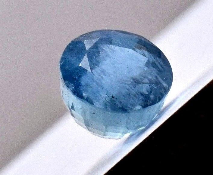 NATURAL BLUE AQUAMARINE ROUND CUT 8.56 CARATS GEMSTONE FOR RING PENDANT