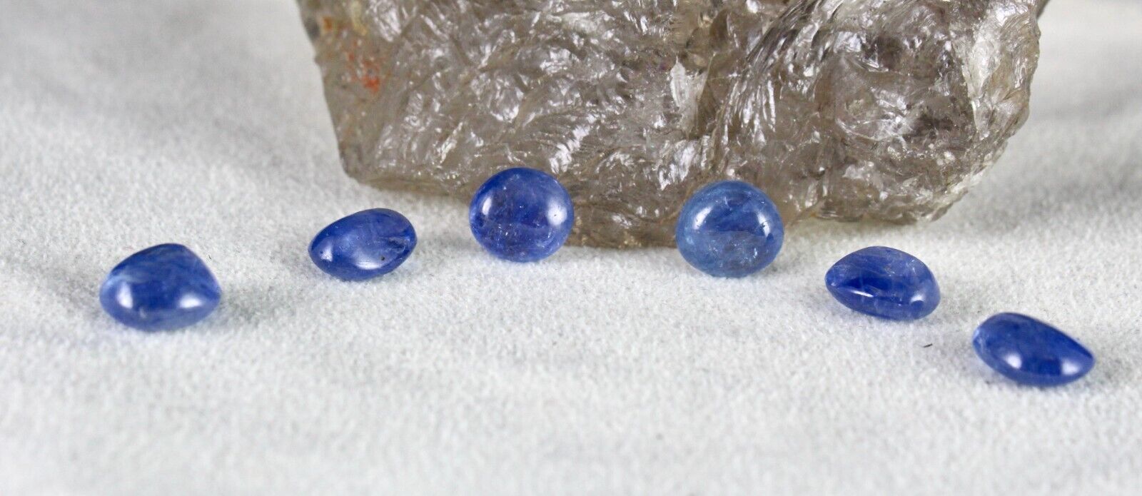 NATURAL BURMESE BLUE SAPPHIRE 21.30 CTS OVAL CABOCHON GEMSTONE PAIR FOR EARRING