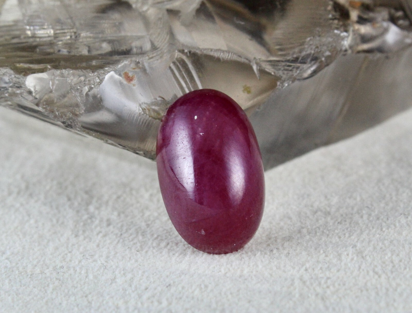 Certified Natural Ruby Oval Cabochon Gemstone 25.02 Cts Ring Pendant