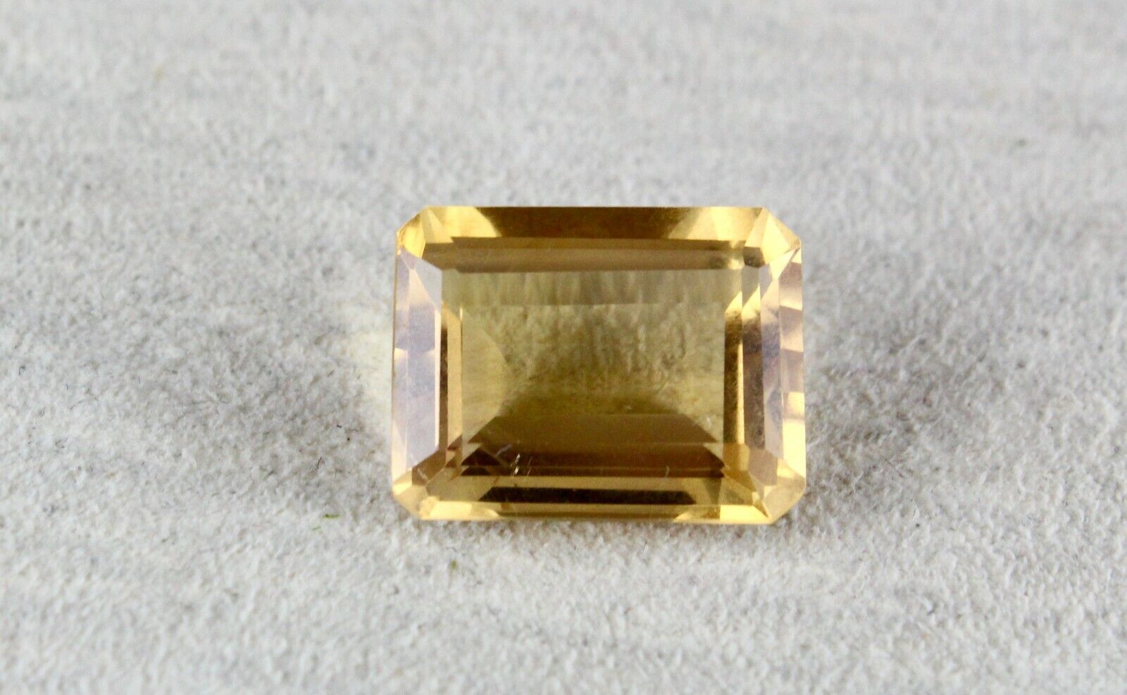 Natural Yellow Citrine Octagon Cut 17x13mm 14.50 Cts Loose Gemstone Ring Pendant