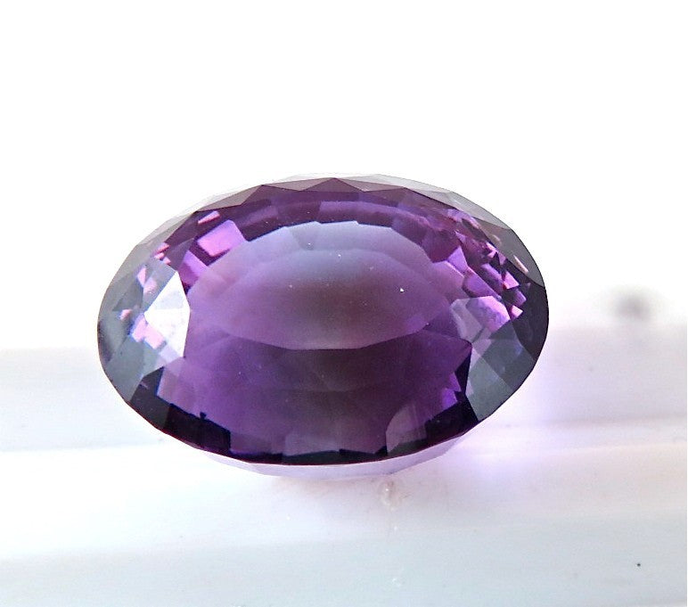 Natural Amethyst 37 Ct Oval Cut Loose Purple Gemstone For Ring Pendant