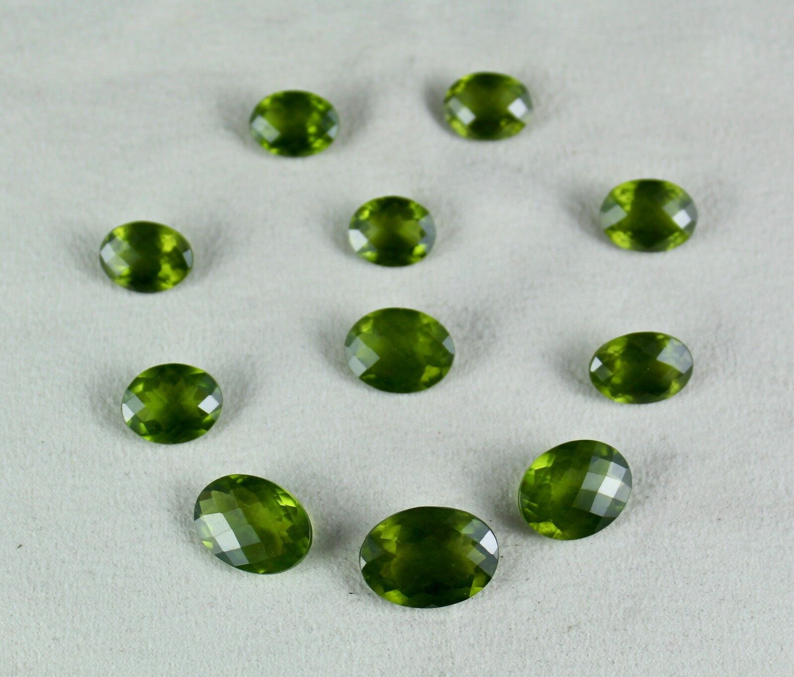 NATURAL VESUVIANITE IDOCRASE OVAL CUT 11 PCS 80.30 CARATS GEMSTONE FOR DESIGNING