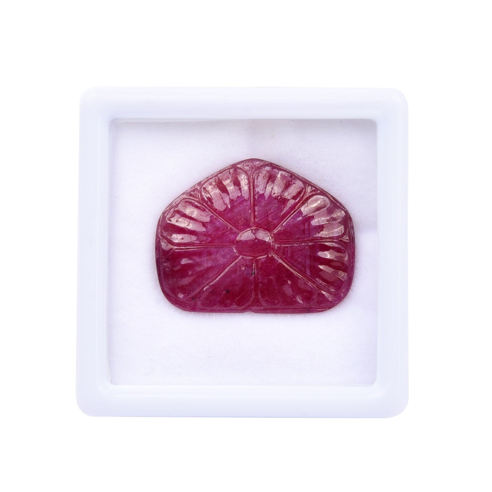 Certified Natural Untreated Ruby Carved Loose Gemstone 10.50 Ct For Ring Pendant