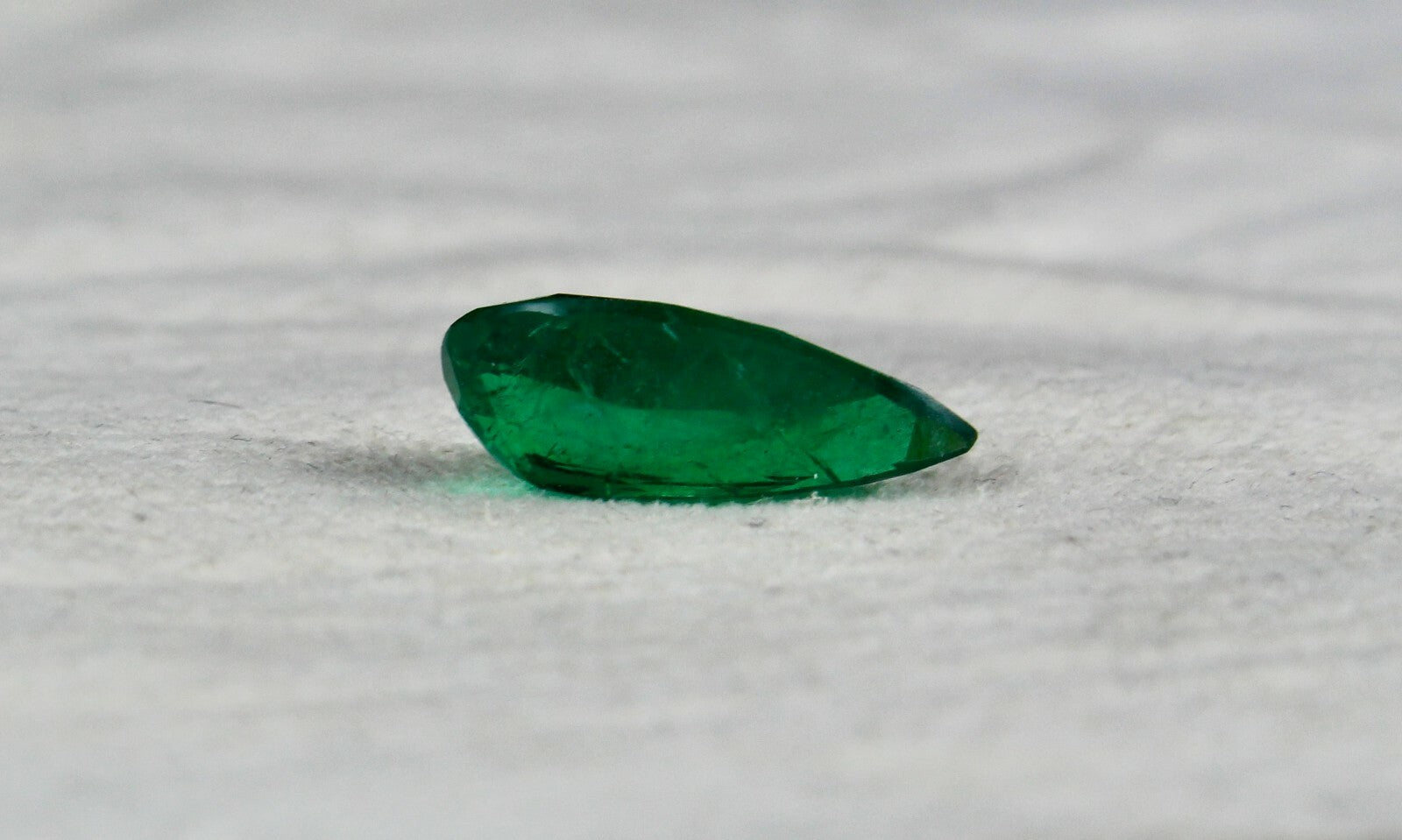 Certified Gsi Zambian Emerald 6.49 Ct Pear Gemstone Ring Pendant