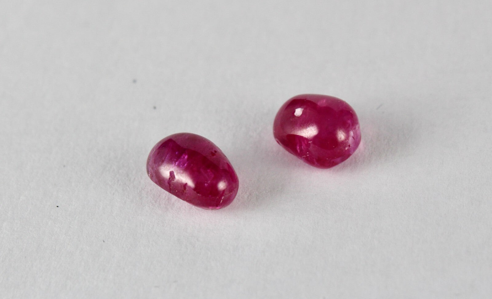 Certified Top Burmese Ruby 11 Ct Fancy Cabochon Pair Earring