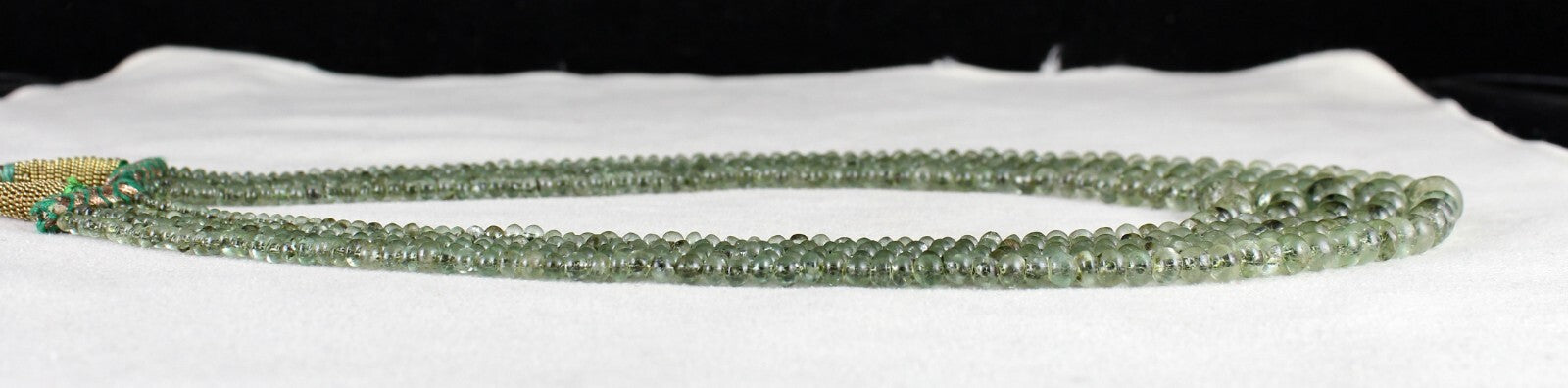 Certified Antique Old Natural Emerald Necklace Beads 5 L 249 Cts Gemstone
