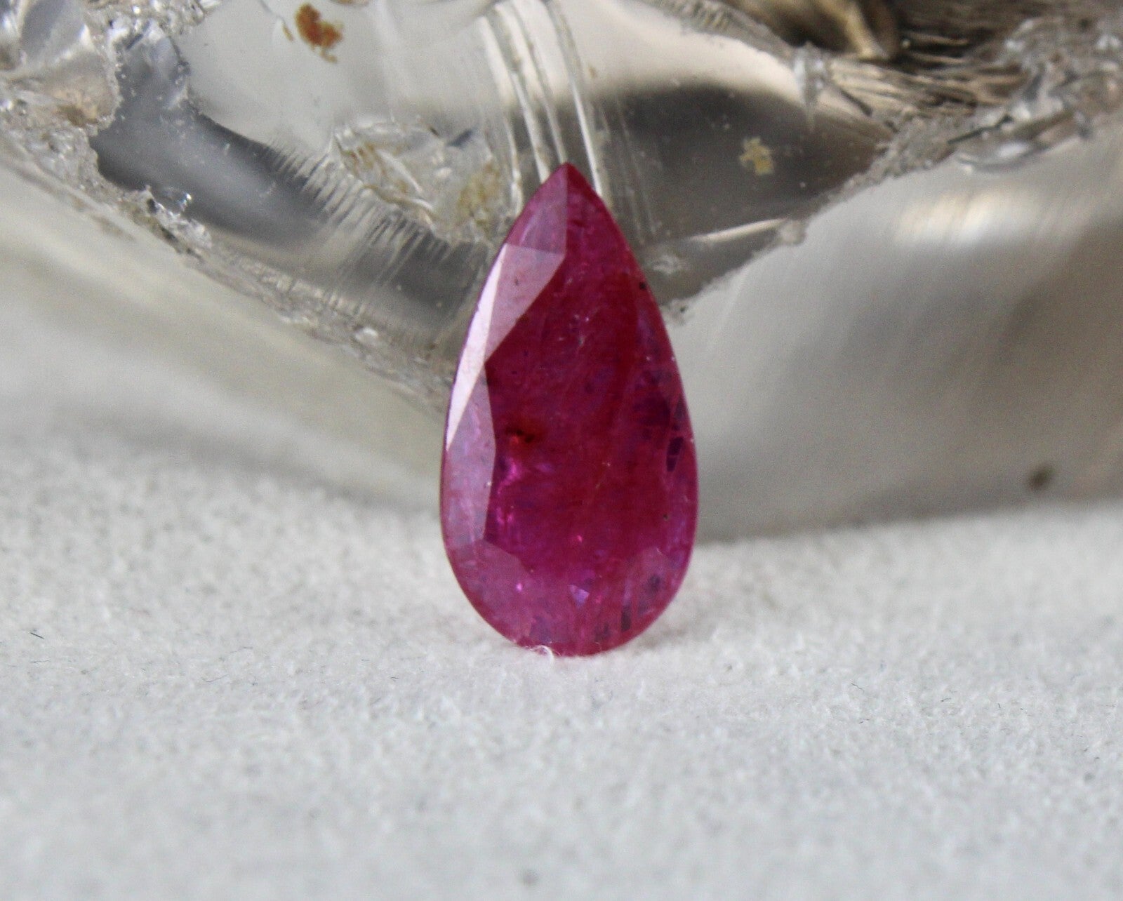 Certified Natural Ruby 6.28 Ct Mozambique No Heat Gemstone Pendant Earring Set