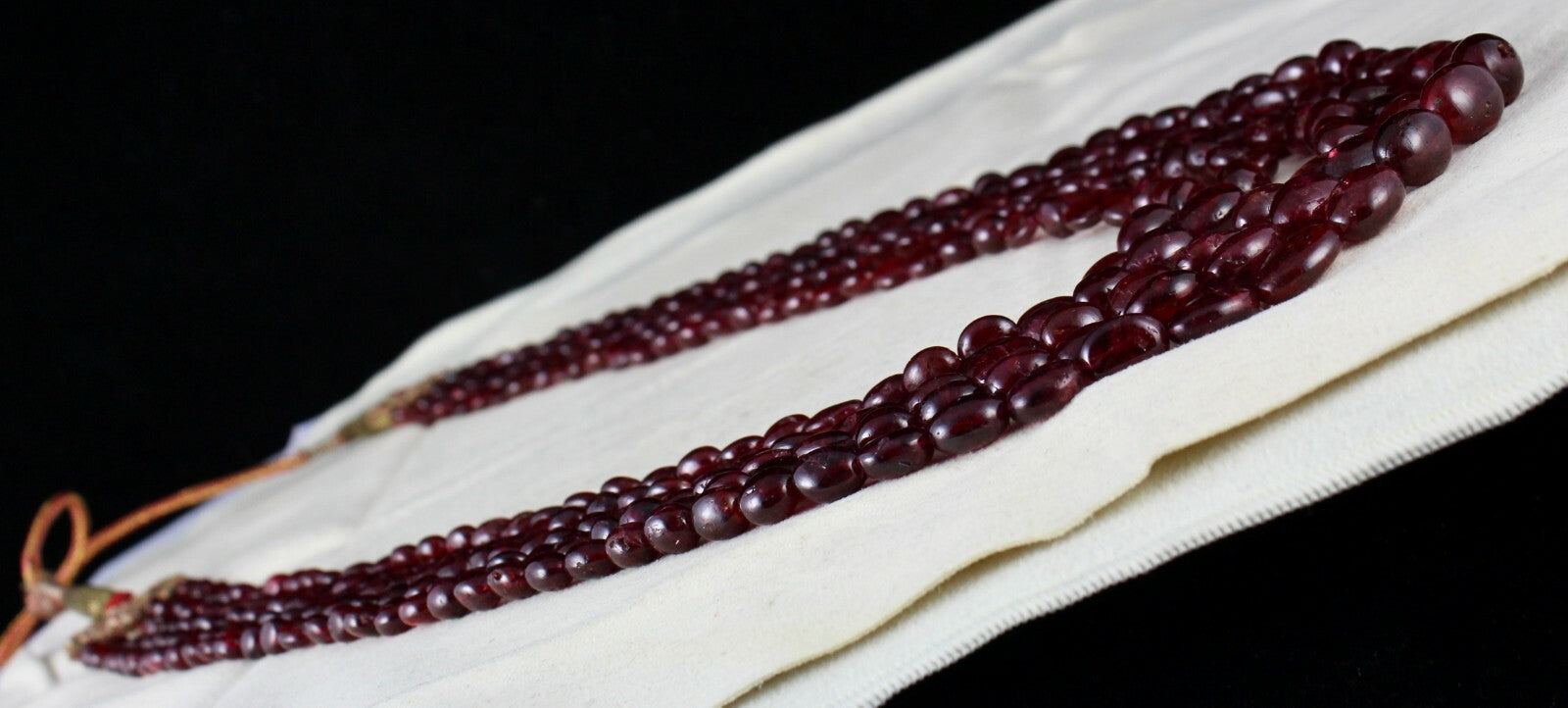 Certified Natural Red Spinel 830ct Beaded Long Drilled Gemstone Necklace