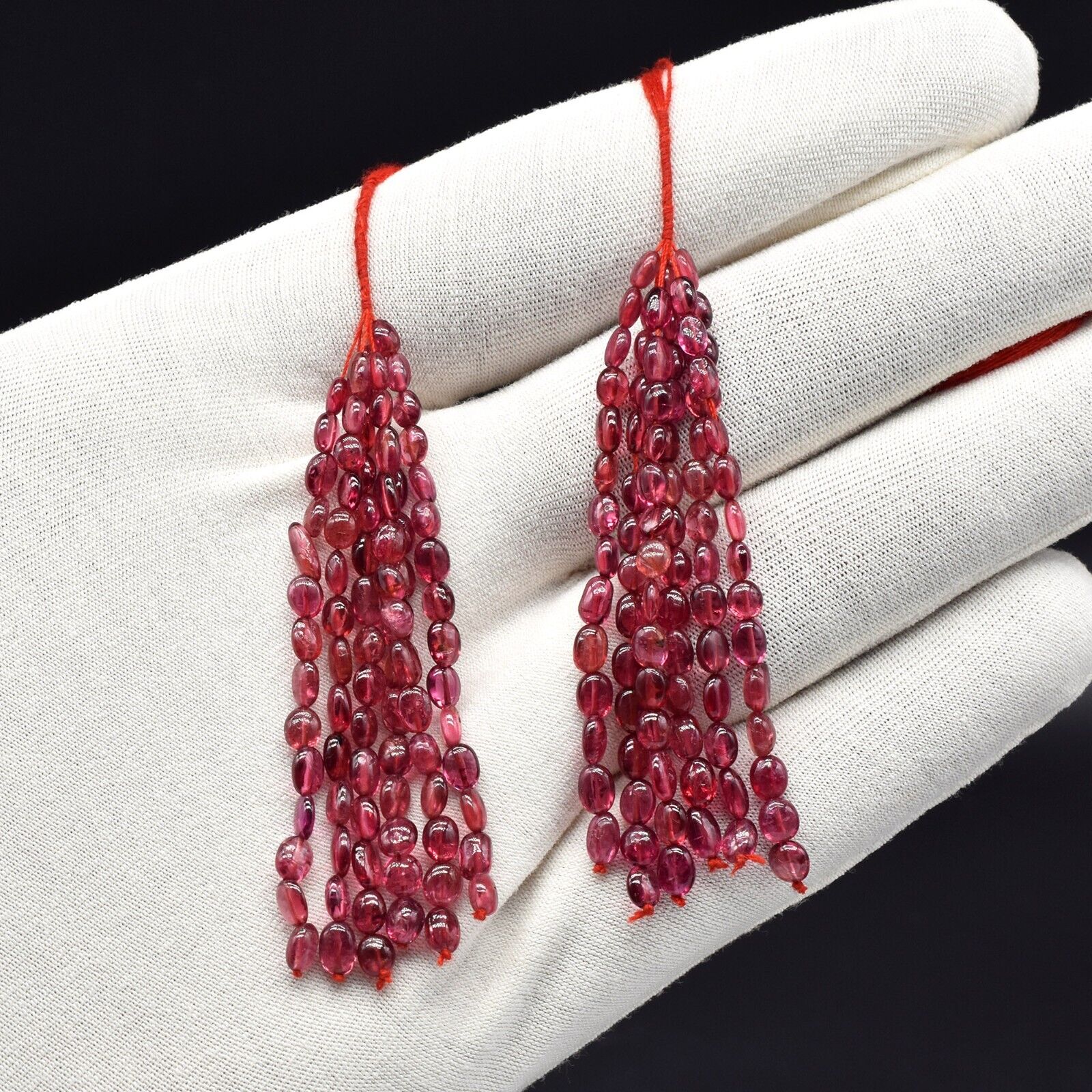 Natural Certified Spinel Beads Tassel 61 Ct Designing Gemstone Hanging Earring