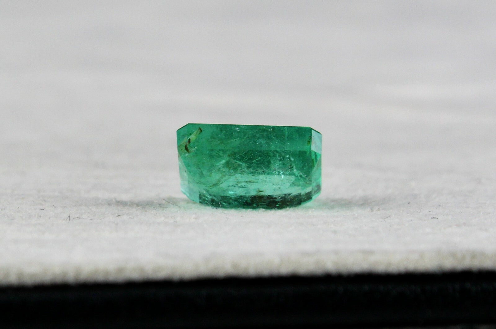 Certified Natural Colombian Emerald Octagon 3.71ct Sterling Silver Ring Pendant