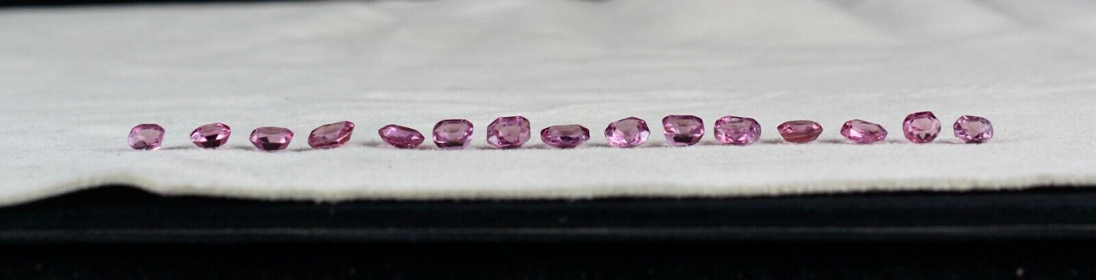 NATURAL OLD SPINEL LALDI CUSHION CUT 15PCS 10.95CTS GEMSTONE DESIGN BRACELET SET