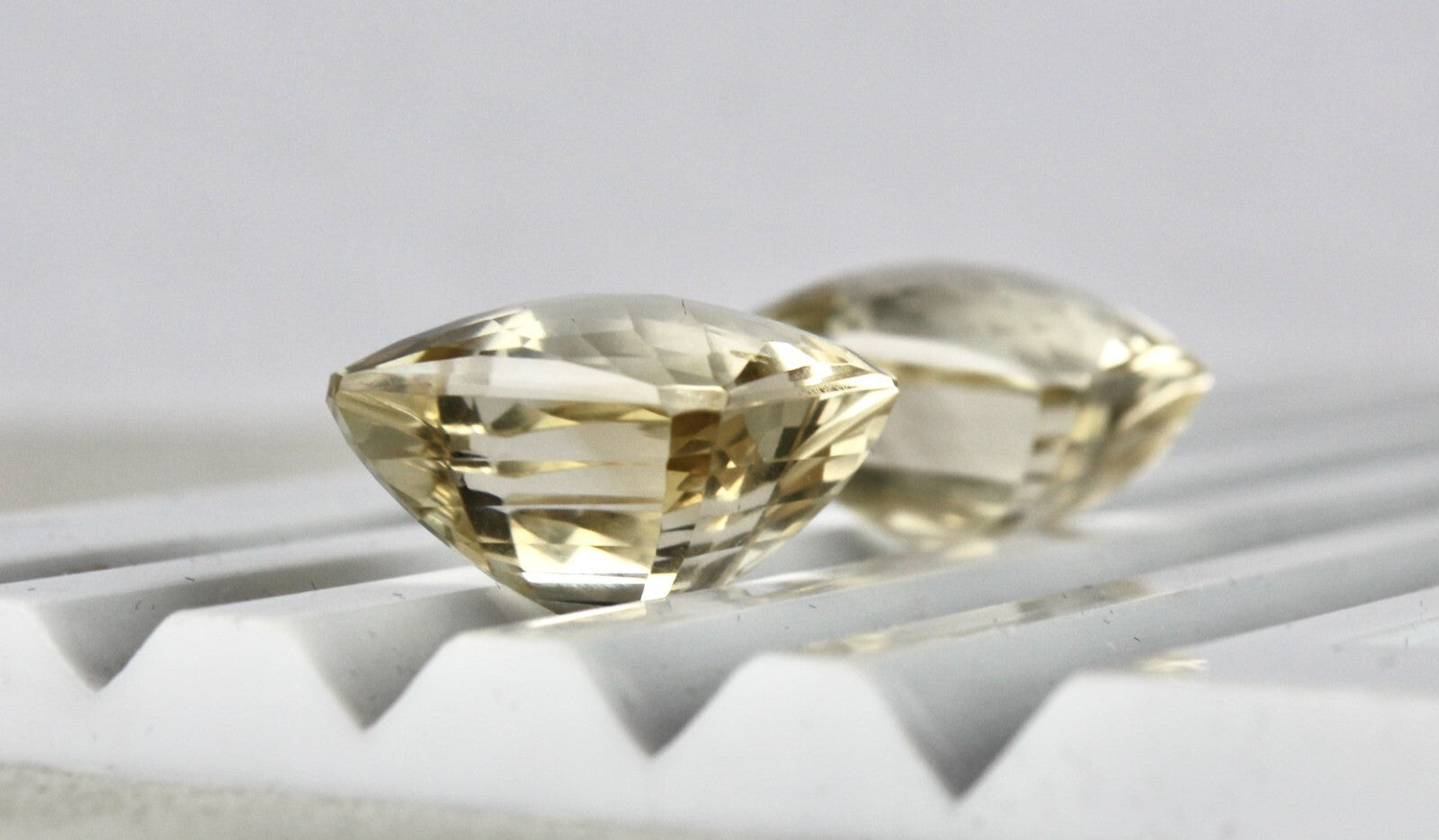 Natural Yellow Citrine Pair 69.50 Ct Square 2 Pcs Loose Gemstone Earring