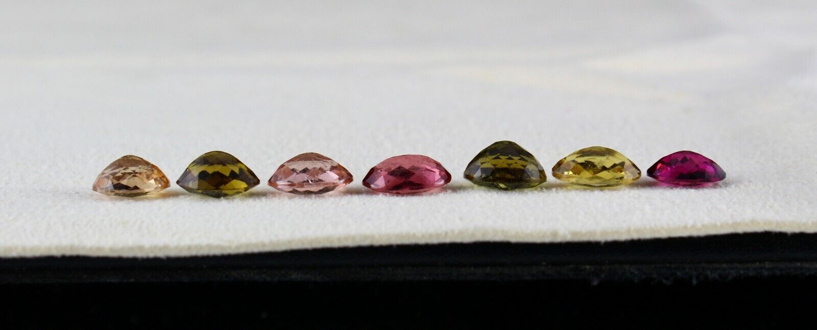 NATURAL MULTI TOURMALINE OVAL CUT 7 PCS 11.24 CTS GEMSTONE SET BRACELET DESIGN