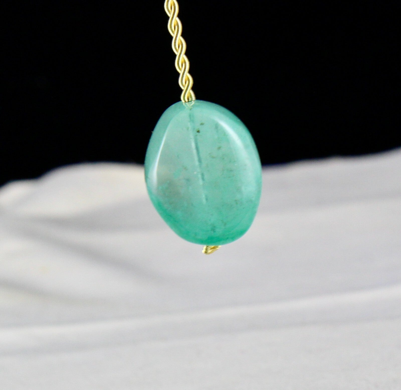 Natural Colombian Emerald 48.93 Ct Drilled Bead Tumble Gemstone Polished