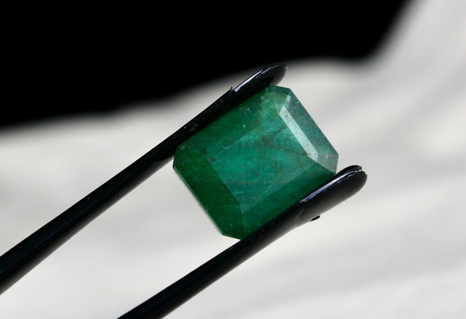 Certified Natural Emerald Octagon Cut 13X10mm 7.24 Carats Gemstone Ring Pendant